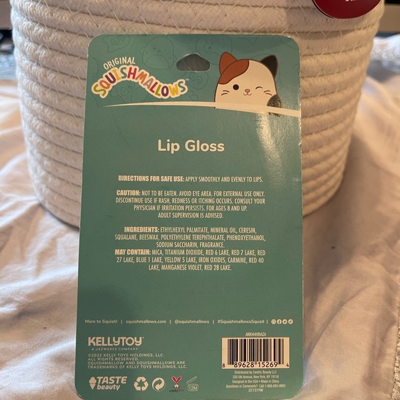 Squishmallows Toys Nwt 2 Pc Gift Set From Squishmallow 5 Cam Plush With Matching Cam Lip